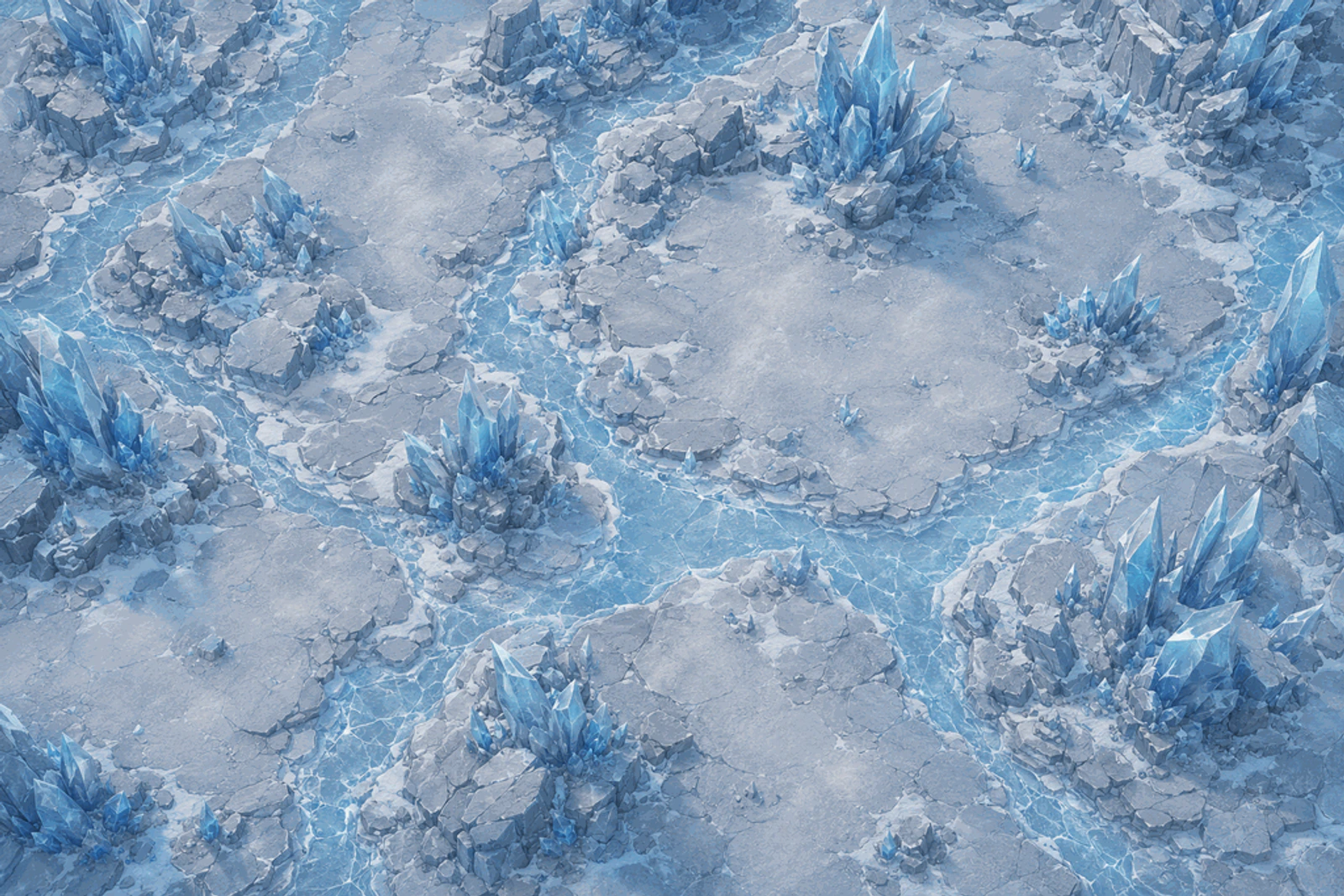 Crystal Crossroads region card from the world map