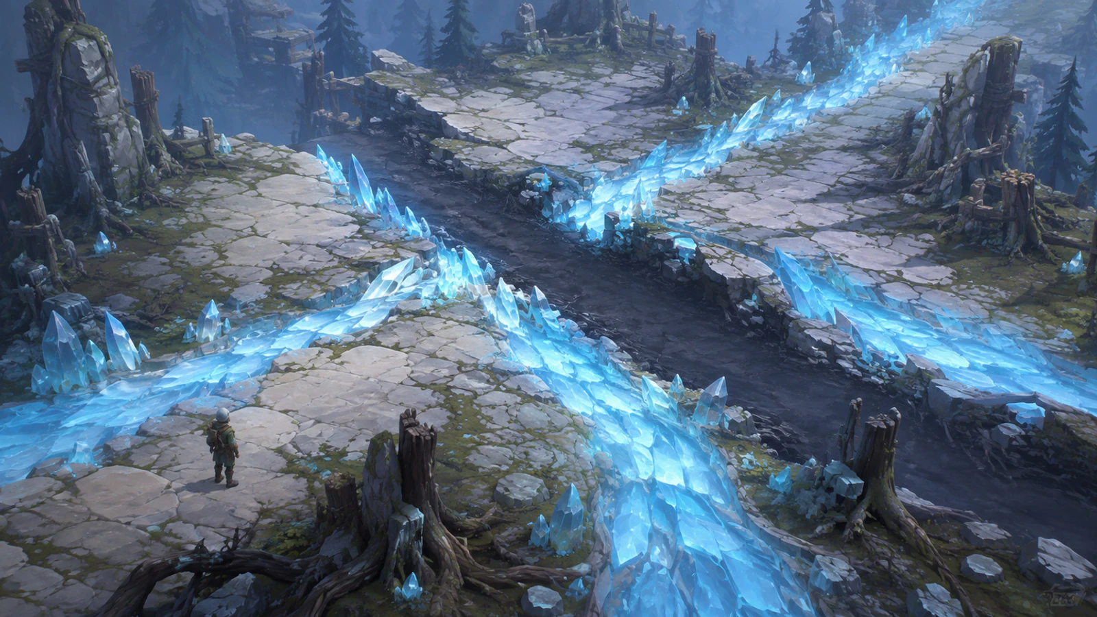 An encounter at Crystal Crossroads