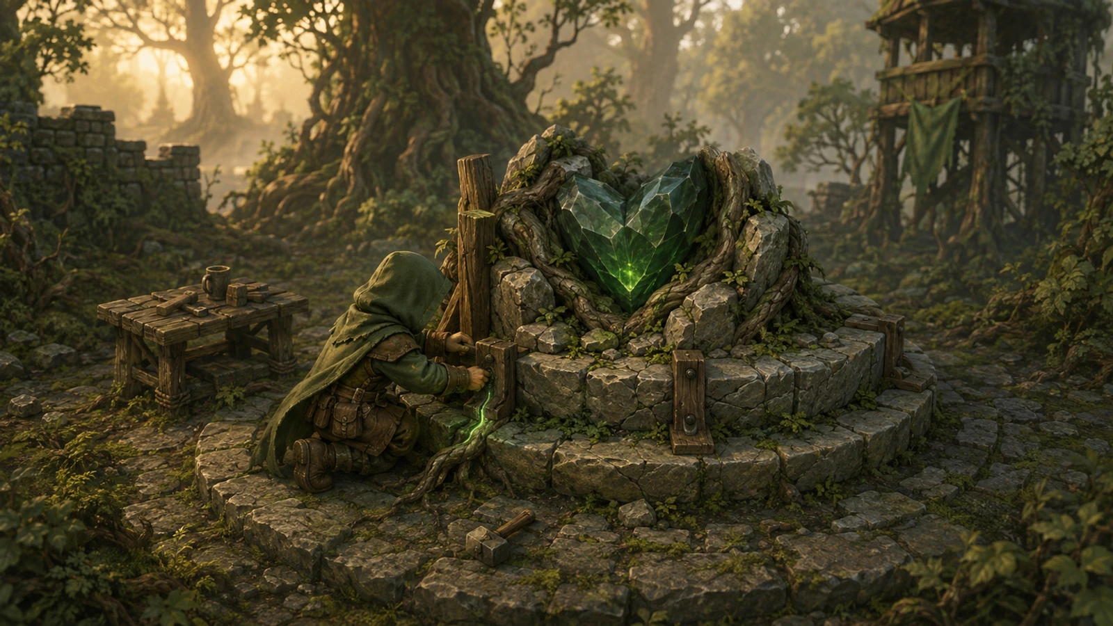 The Builder raises the Coregrove