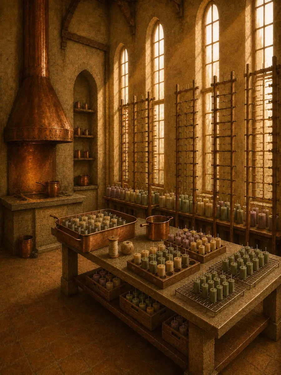 Candle room after restoration